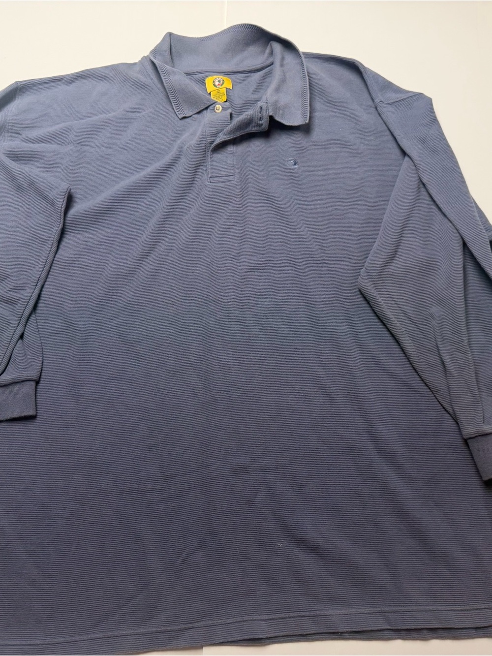 Duck Head Classic Long-Sleeve Polo Shirt - Blue